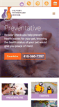 Mobile Screenshot of calvertvet.com